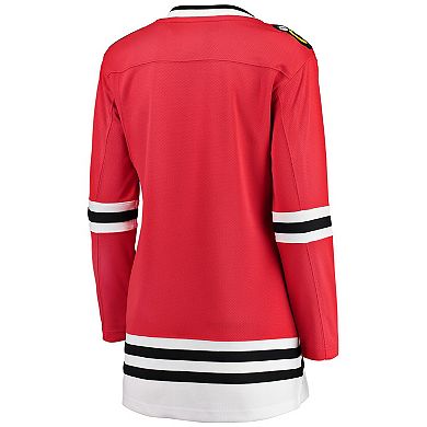 Women's Fanatics Branded Red Chicago Blackhawks Breakaway Home Jersey