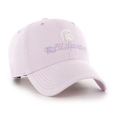 Women's '47 Purple Michigan State Spartans Haze Clean Up Adjustable Hat