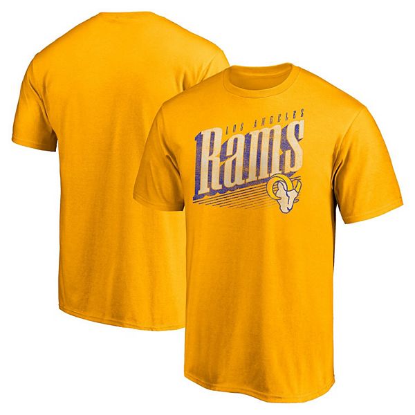 Men's Gold Los Angeles Rams Winning Streak T-Shirt