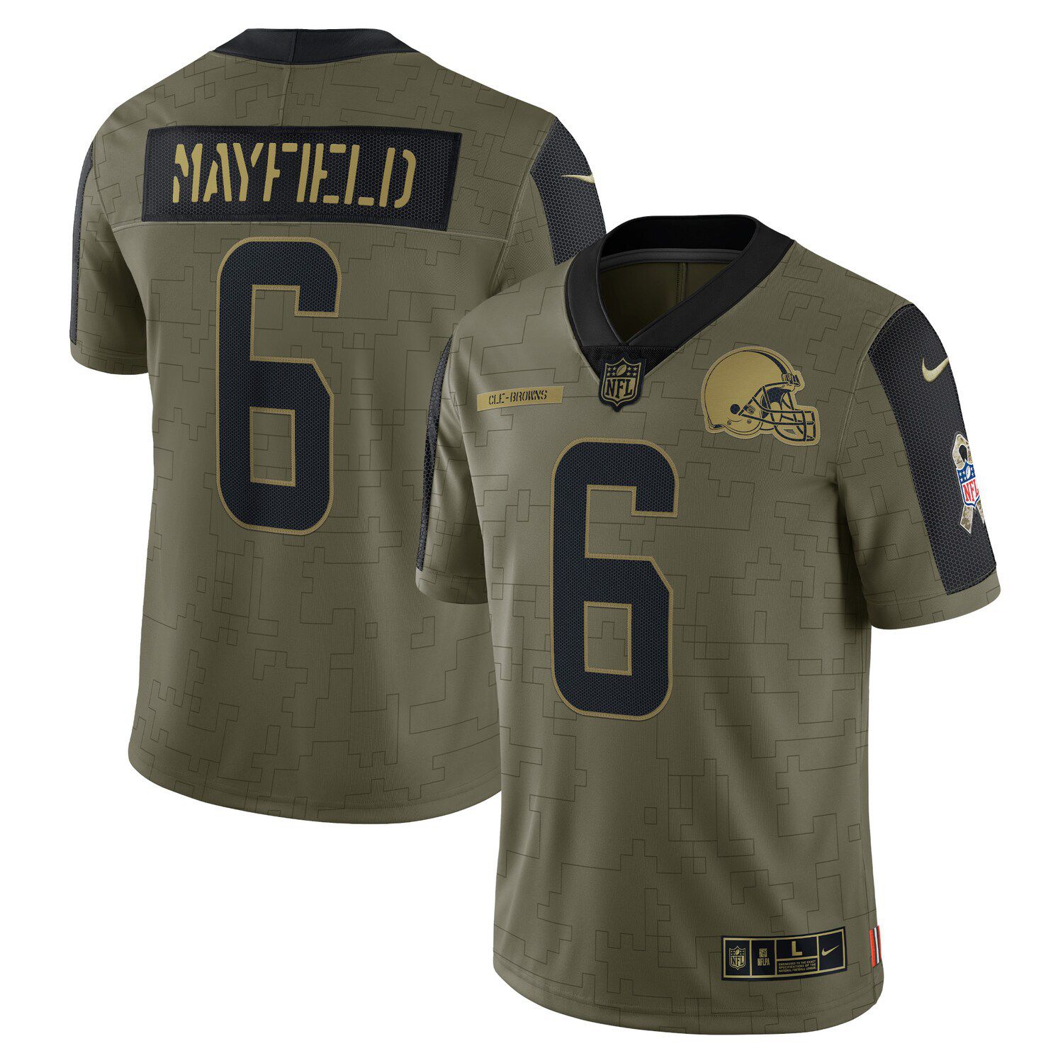 Women's Nike Baker Mayfield Black Carolina Panthers Home Player Game Jersey