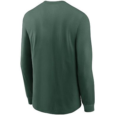 Men's Nike Green Green Bay Packers Primary Logo Long Sleeve T-Shirt