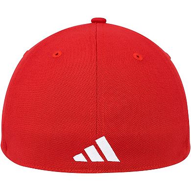 Men's adidas Red NC State Wolfpack Vault Slouch Flex Hat