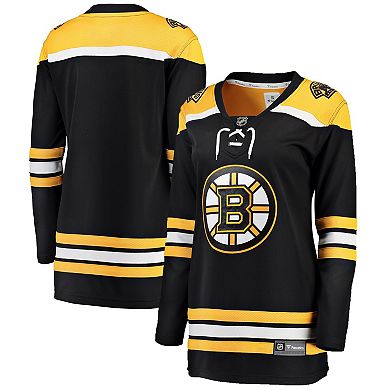 Women's Fanatics Branded Black Boston Bruins Breakaway Home Jersey