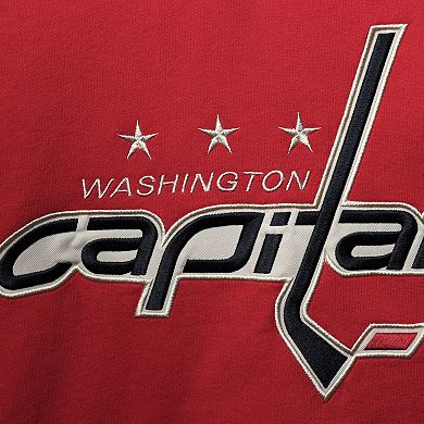 Men's '47 Alexander Ovechkin Red Washington Capitals Player Name & Number Lacer Pullover Hoodie