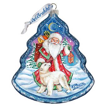 G.Debrekht Frosted Story Glass Christmas Ornament by G. DeBrekht Christmas Decor - 762-028