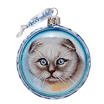 G.Debrekht Cat Glass Ornament by G. DeBrekht DecorPets Dog and Cats Decor - 764-120