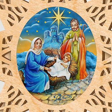 G.Debrekht Old World Nativity Tree Topper by G.DeBrekht Nativity Holiday Decor - 89493