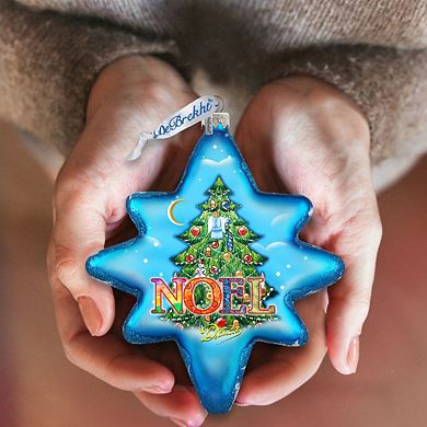 G.Debrekht North Star Glass Christmas Ornament by G. DeBrekht Christmas Decor - 755-014