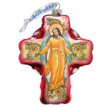 G.Debrekht Chrysostom Glass Ornament by G. DeBrekht DecorNativity Holiday Decor - 758-007