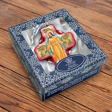 G.Debrekht Chrysostom Glass Ornament by G. DeBrekht DecorNativity Holiday Decor - 758-007