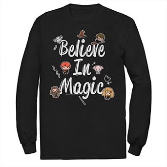 Big & Tall Harry Potter I Believe In Magic Long Sleeve Graphic Tee