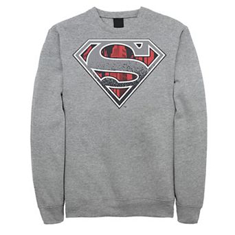 Big & Tall DC Comics Superman Skyline Chest Logo Fleece Sweatshirt