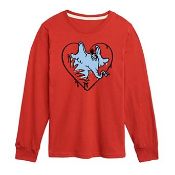 Boys 8-20 Dr. Seuss Horton Heart Long Sleeve Graphic Tee