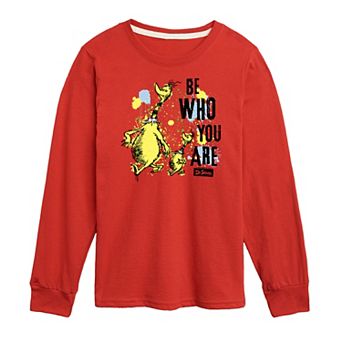 Boys 8-20 Dr. Seuss Be Who You Are Long Sleeve Graphic Tee