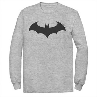 Big & Tall DC Comics Batman Modern Logo Long Sleeve Graphic Tee