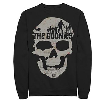 Big & Tall The Goonies Skeleton Map Poster Graphic Fleece Pullover