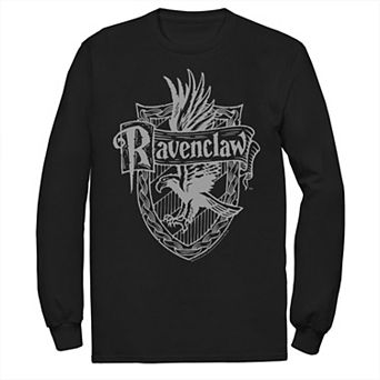 Big & Tall Harry Potter Ravenclaw Detailed Crest Long Sleeve Graphic Tee