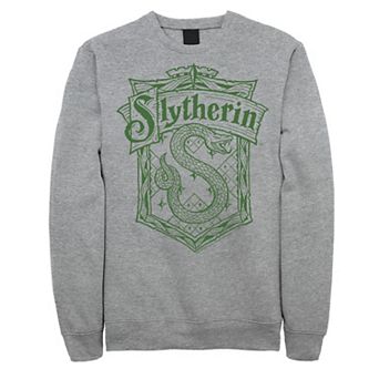 Big & Tall Harry Potter Slytherin Detailed Crest Graphic Fleece Pullover