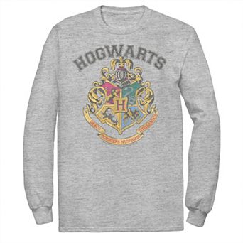 Big & Tall Harry Potter Vintage Logo Long Sleeve Graphic Tee