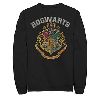 Big & Tall Harry Potter Hogwarts Vintage Crest Graphic Fleece Pullover