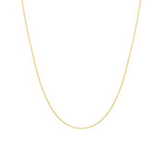 PRIMROSE 24k Gold Plated Box Chain Necklace