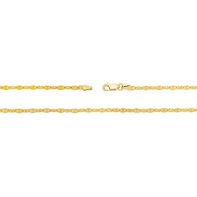 PRIMROSE 24k Gold Plated Valentino Chain Necklace