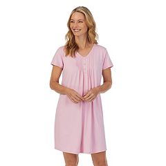 3 Pack: Womens 100% Cotton Sleep Shirt - Soft Printed Sleep Dress