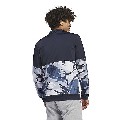 Men's adidas Essentials Camo Tricot Track Jacket