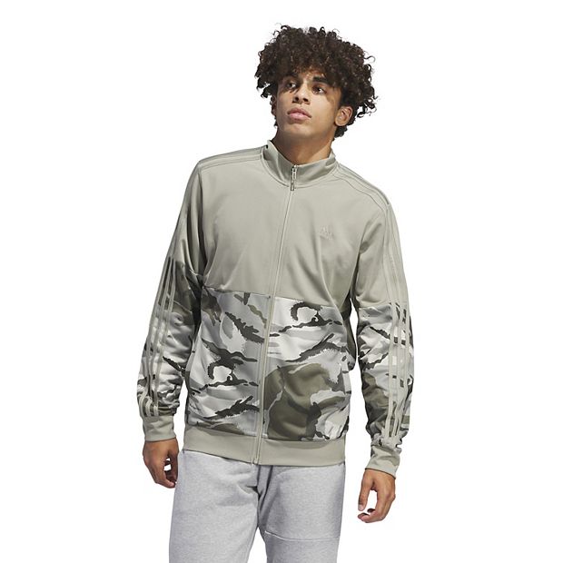 Men's adidas Essentials Camo Tricot Track Jacket