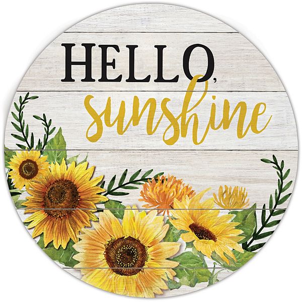 Artisan Signworks Hello Sunshine Door Hanger