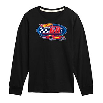 Boys 8-20 Hot Wheels Oval Crest Long Sleeve Graphic Tee