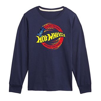 Boys 8-20 Hot Wheels Without Flame Long Sleeve Graphic Tee