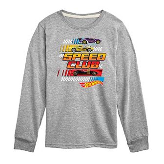 Boys 8-20 Hot Wheels Speed Club Long Sleeve Graphic Tee