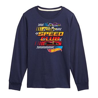 Boys 8-20 Hot Wheels Speed Club Long Sleeve Graphic Tee