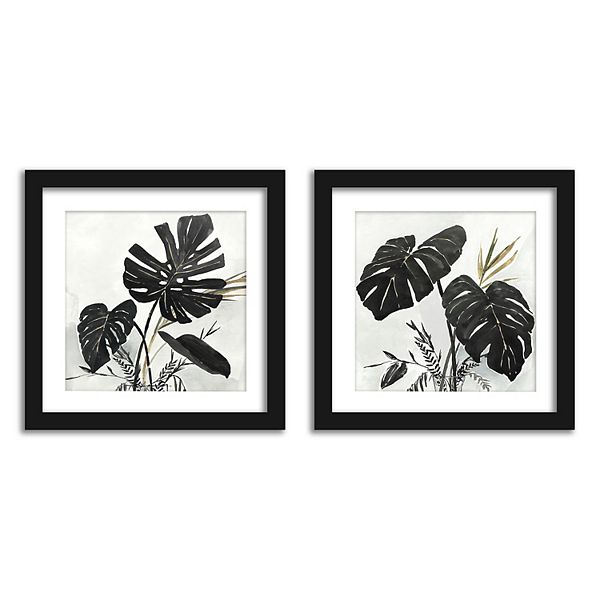 Americanflat Leaves Framed Wall Art 2piece Set