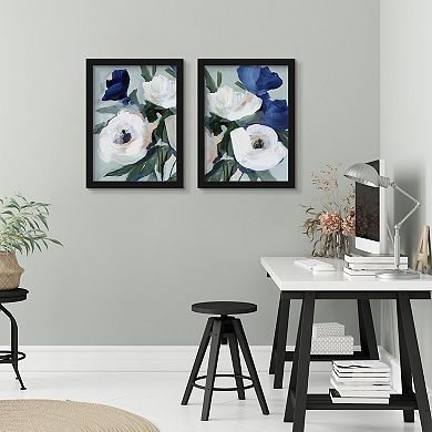 Americanflat Spring Flowers Framed Wall Art 2-piece Set