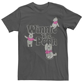 Disney's Winnie The Pooh Men's Many Poses Graphic Tee
