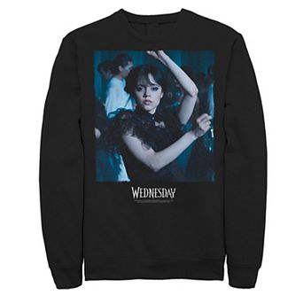 Big & Tall Wednesday Dance Color Scene Graphic Fleece Pullover