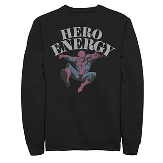 Big & Tall Marvel Spider-Man Hero Energy Graphic Fleece Pullover