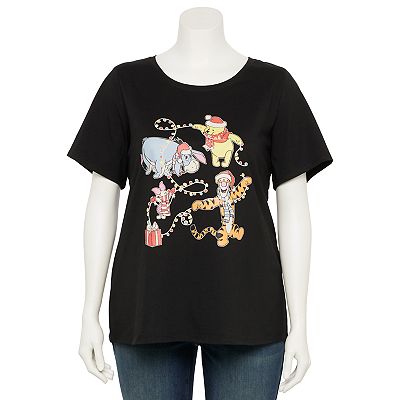 Plus Size Winnie The Pooh and Friends Christmas Lights Holiday