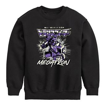 Boys 8-20 Transformers Megatron Kanji Crew Crew Fleece Sweatshirt
