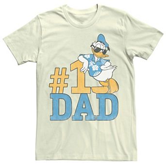 Disney's Donald Duck Men's #1 Summer Dad Graphic Tee