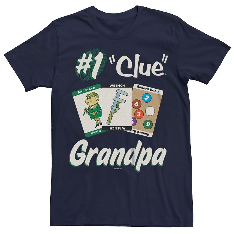 Men's Clue Grandparents Day #1 Grandpa Graphic Tee, 
