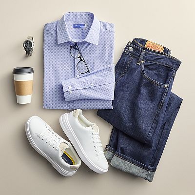 Men's Apt. 9 Premier Flex Slim-Fit Dress Shirt