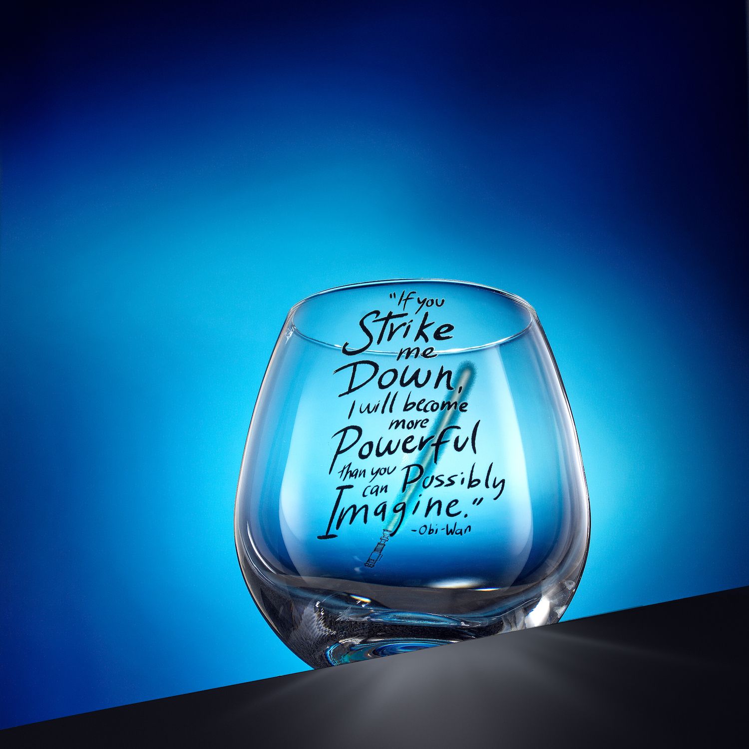JoyJolt Star Wars Obi-Wan Kenobi Drinking Glass - Thumbnail 5