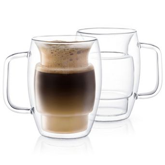 JoyJolt 2 pc Double Walled Mug Set