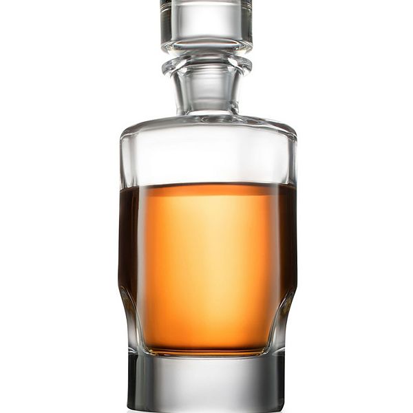 JoyJolt Carina Crystal Modern 25.3oz. Whiskey Decanter
