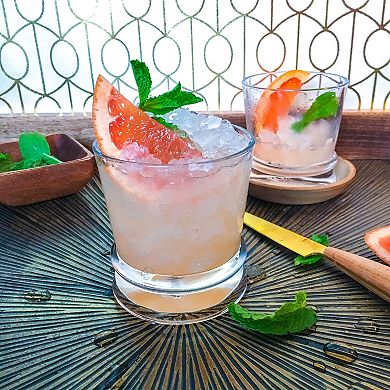 JoyJolt Afina Crystal Whiskey 10-oz. 4-pc. Glass Set