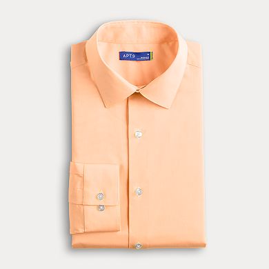Men's Apt. 9® Premier Flex Solid Regular-Fit Dress Shirt