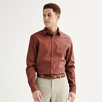 Men's Apt. 9® Premier Flex Solid Regular-Fit Dress Shirt